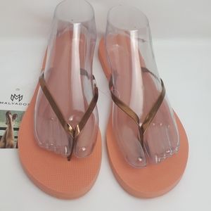 Malvados Women  Flip Flop Slipers Size 11/12